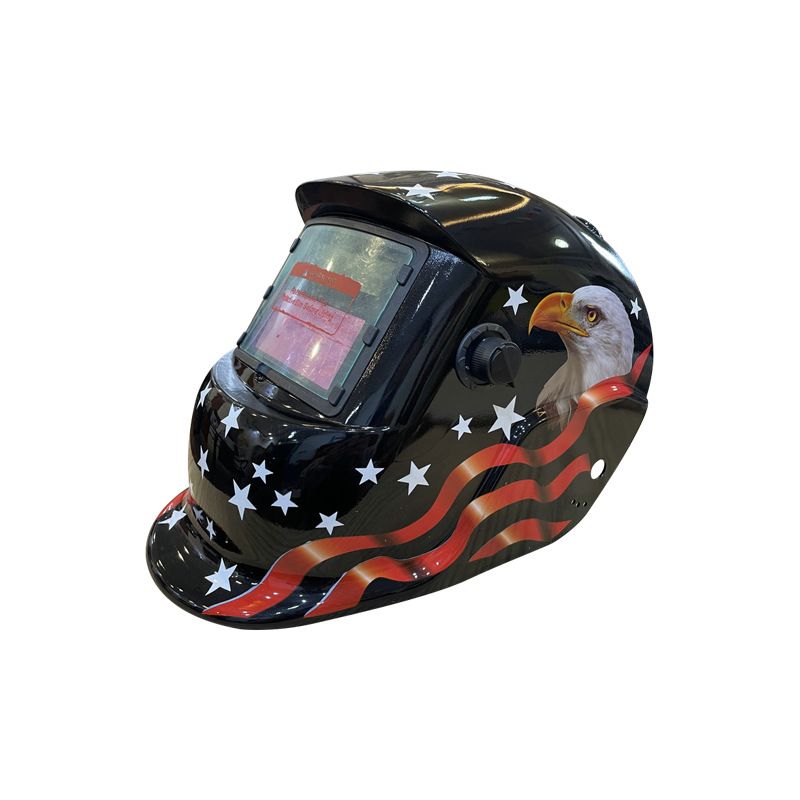 Máscara de soldadura automática solar 107, casco de protección LCD con cambio de luz y montaje en cabeza