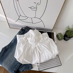 OOTD�U�ռ�����ʽ�A�I�r��Ů�OӋ�а�ɫ�r���L����|������6407