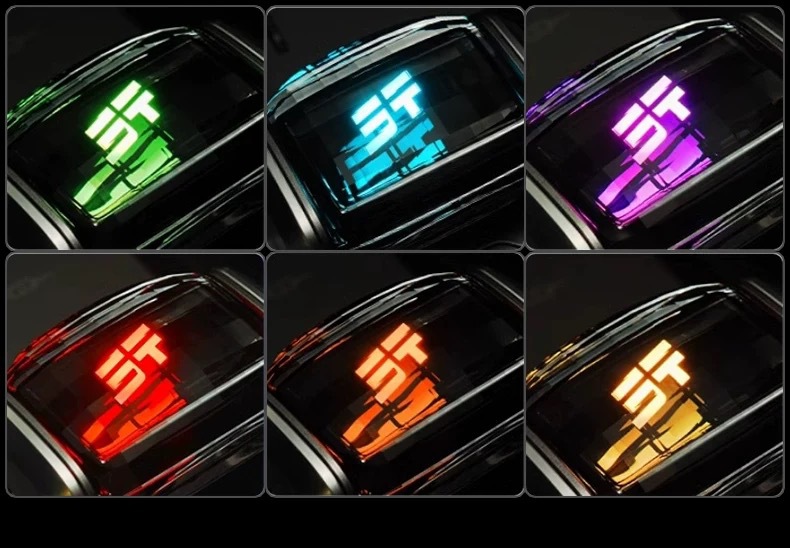 Suitable for Chery Jetour Traveler/Shanhai T2 Modified Crystal Gear Shift Knob with Seven-Color Illuminated Armrest