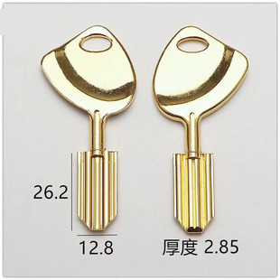 Five generations of king key embryo golden alloy key embryo security door key material king security door key embryo wholesale