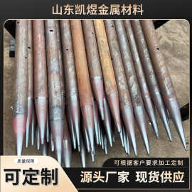 超前小导管42 48 50缩尖200mm/20cm隧道注浆管土钉管锁脚锚管棚管