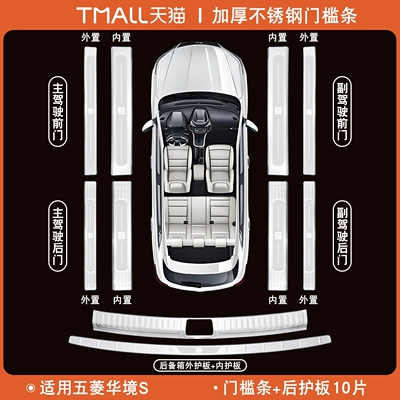 26 types of Wuling Huajing Şüşə kənarı xromları/moldingləri