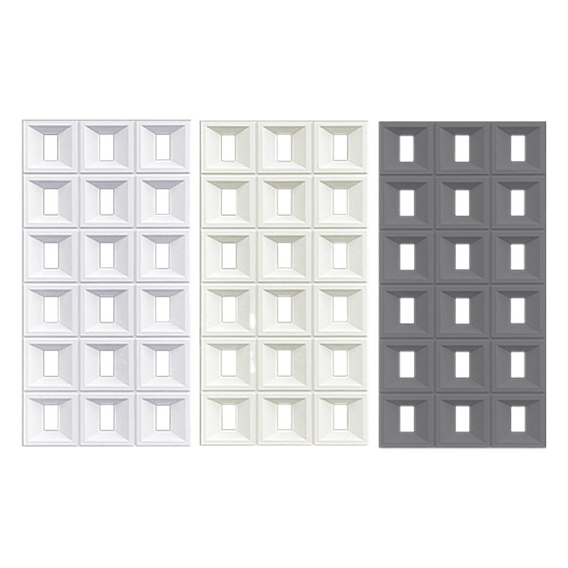 Pu componente de cemento ladrillo rojo neto jiugongge hueco arte pared modelado partición luz cemento hueco ladrillo tablero decorativo