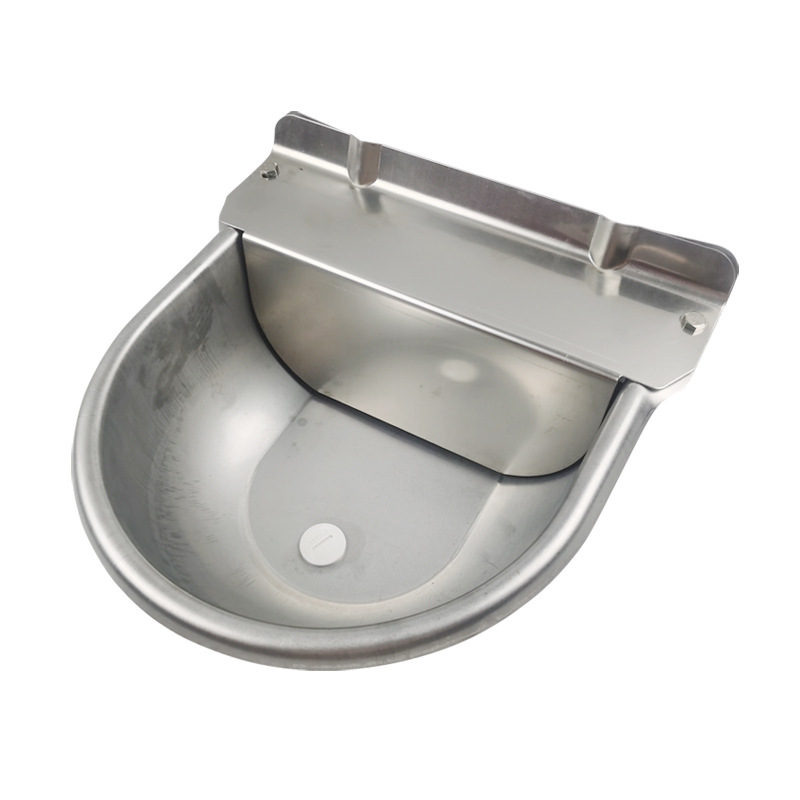 Recipiente para beber de vaca de acero inoxidable dispensador de agua potable de vaca alimentador automático de agua vaca caballo bola flotante tazón de agua vaca comiendo fregadero beber vaca Tazón