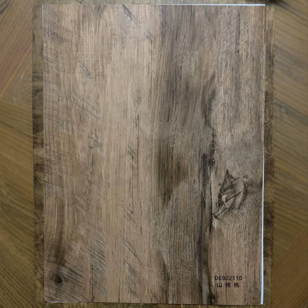 PVC橱柜衣柜移门哑光磨砂绒面肤感同步木纹吸塑膜PET木饰面珠光膜