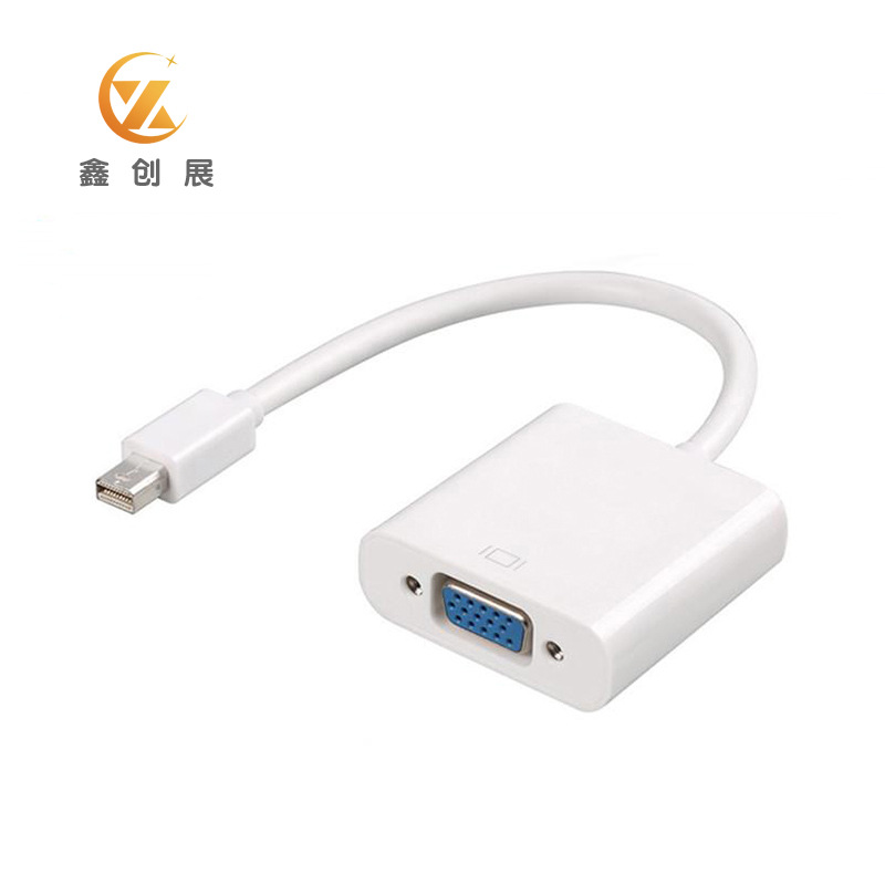 现货displayport转换器 迷你DP转VGA高清1080p转接线minidp tovga