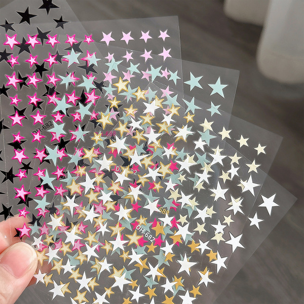 solid color nail stickers