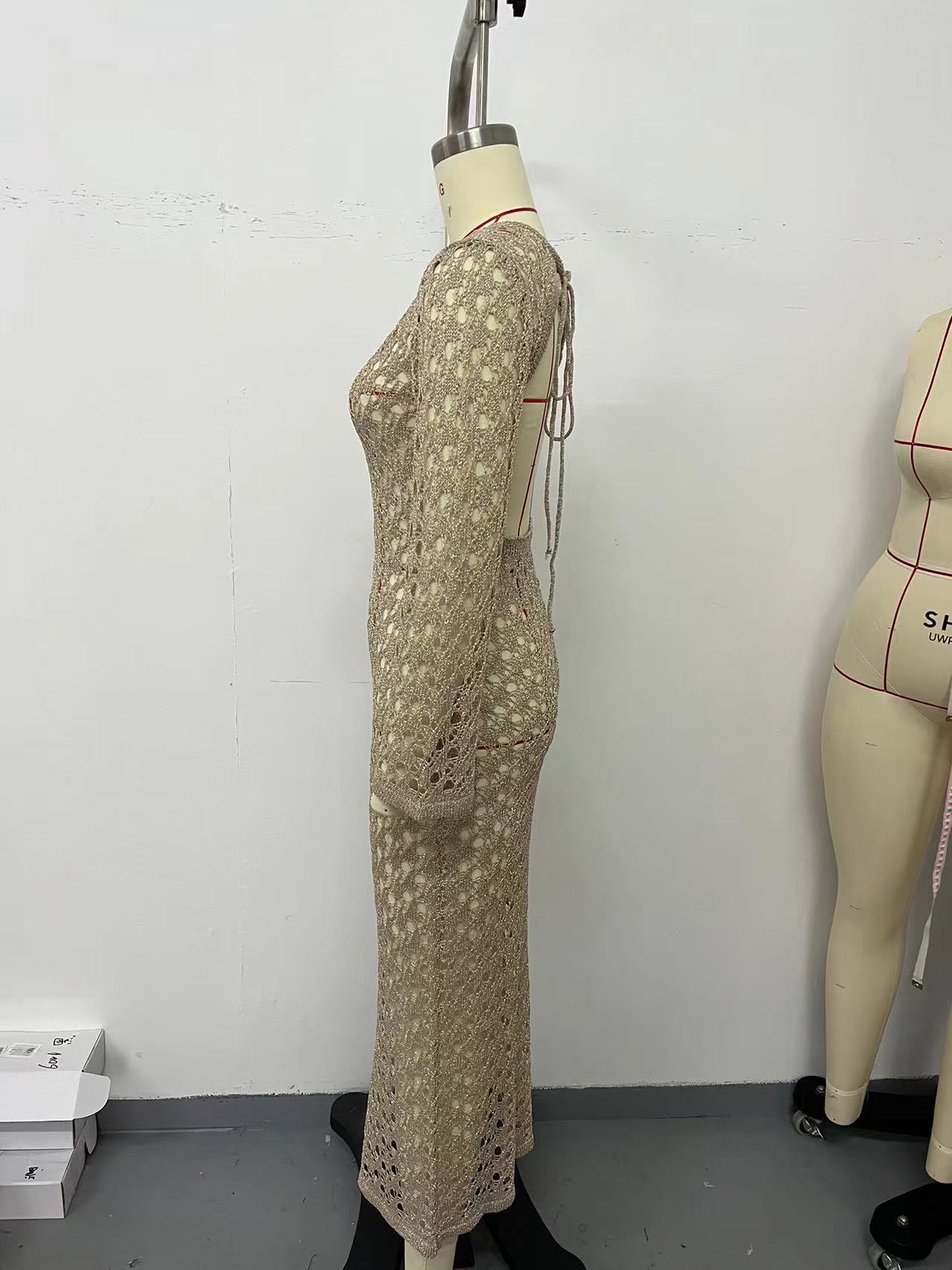 Women's Gender Women's Solid Color Grid Casual Sexy Cover Ups