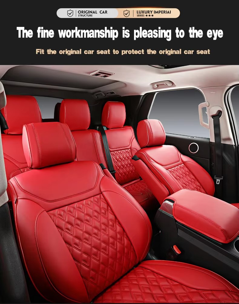 Suitable for Toyota Cruiser Seat Covers, Full Surround Four-Season Special Seat Covers, Interior Modification Leather Car Seat Cushions