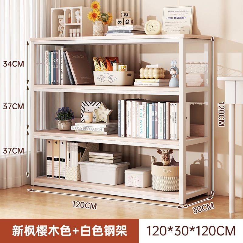 Estante de libros con ruedas librería móvil estante de piso estante de almacenamiento de sala de estar estante simple estante de exhibición contra la pared doméstica