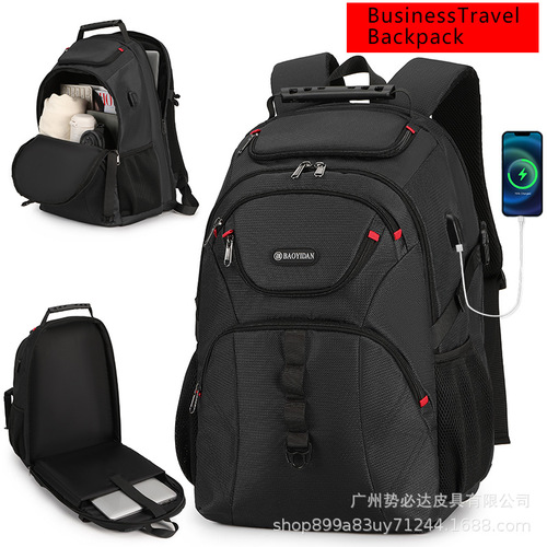 Source Factory 2025 Business Men Travel Commuter Large Capacity Multi Compartment Laptop Backpack for Students