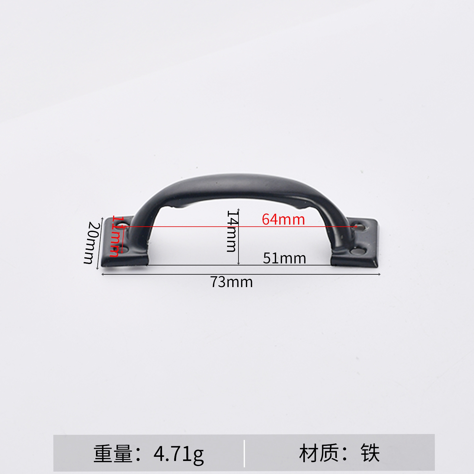 Jingmao hardware de 3 pulgadas de 4 pulgadas de 5 pulgadas de 6 pulgadas arco antiguo puerta antigua pintura en aerosol puerta de madera manija de la puerta del cajón