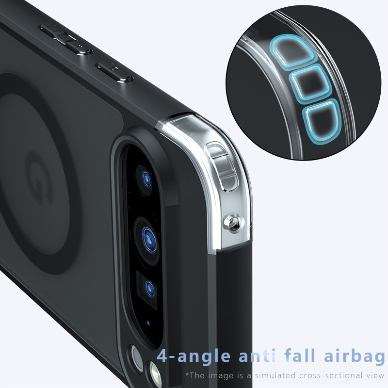 适用谷歌Pixel10Pro手机壳超薄磨砂肤感磁吸pixel9全包防摔8气囊7|undefined