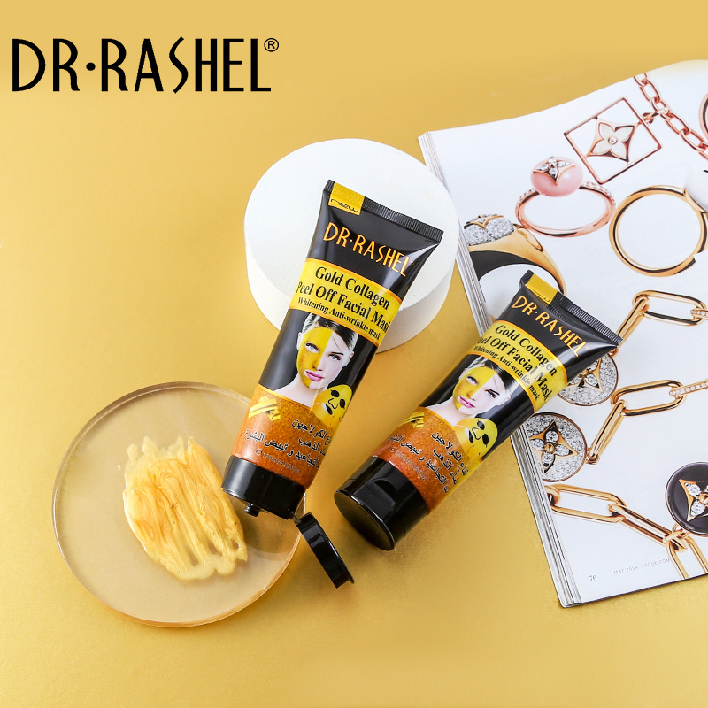 Gold bone collagen moisturizing hydrating whitening tearing mask improve skin fine lines blackhead removing exfoliating mask