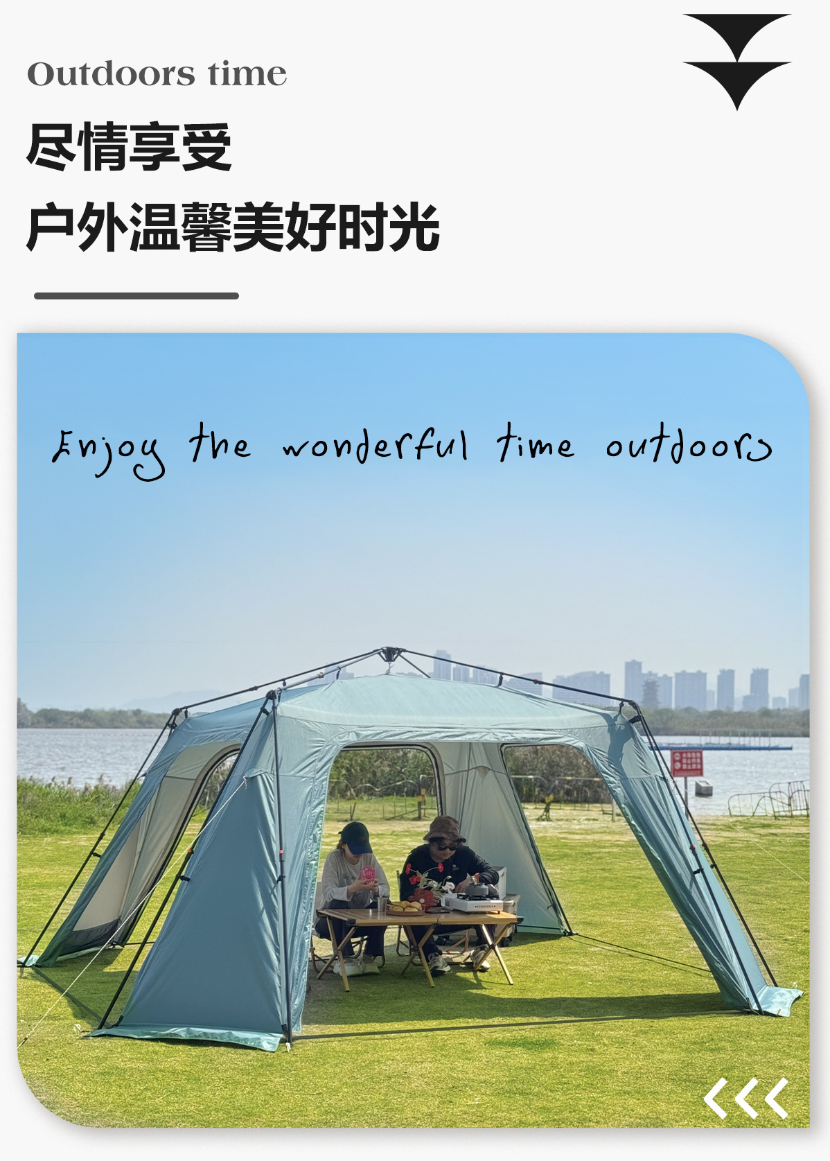 Dome Canopy Ball Tent with Door Curtain Large Space Canopy Outdoor Canopy Silver-Coated Sunscreen Tent Pergola Awning