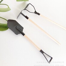 多肉植物园艺工具套装三件套 家庭盆栽工具种花铲 木制园艺工具