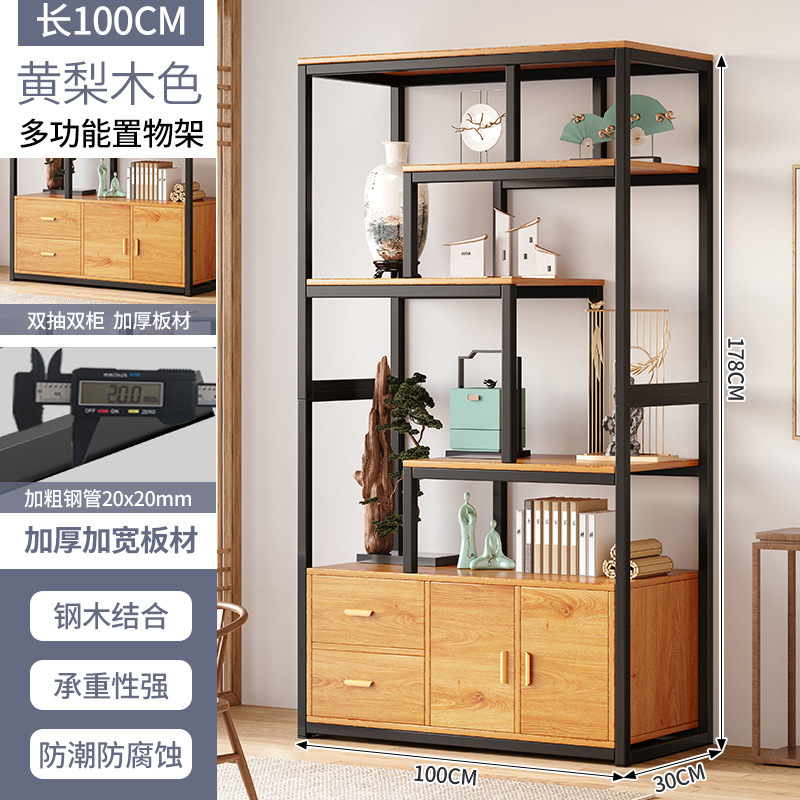 Estante de exhibición de estante doméstico pantalla divisoria nuevo estilo chino Bogo estante de almacenamiento estante de exhibición de almacenamiento hueco piso