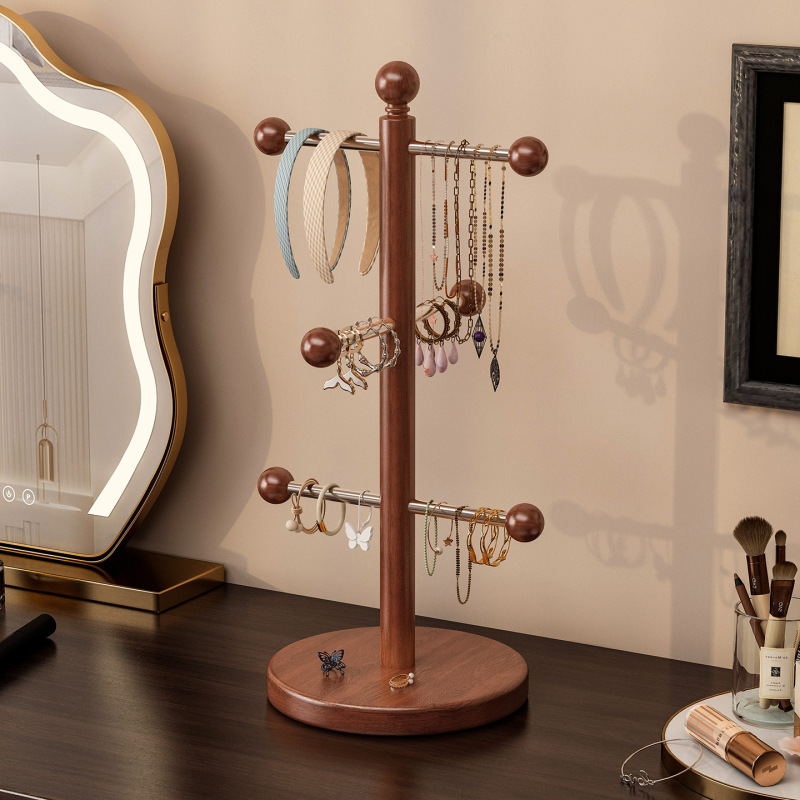 Desktop Key and Jewelry Storage Rack, Entryway Countertop Standing Makeup Table, Jewelry and Glasses Organizer, Wooden Stand Desktop Key and Jewelry Storage Rack, Entryway Countertop Standing Makeup Table, Jewelry and Glasses Organizer, Wooden Stand