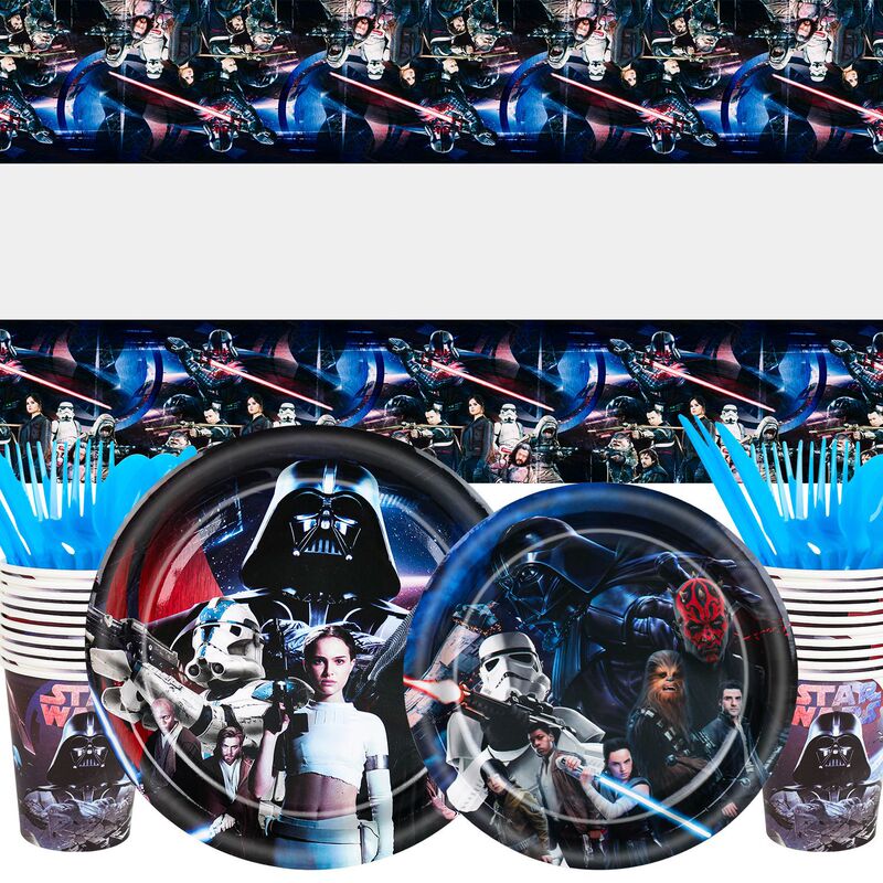 Cross-Border Star Wars Themed Star Wars Party Tableware and Atmosphere Decoration for a Decorative Party