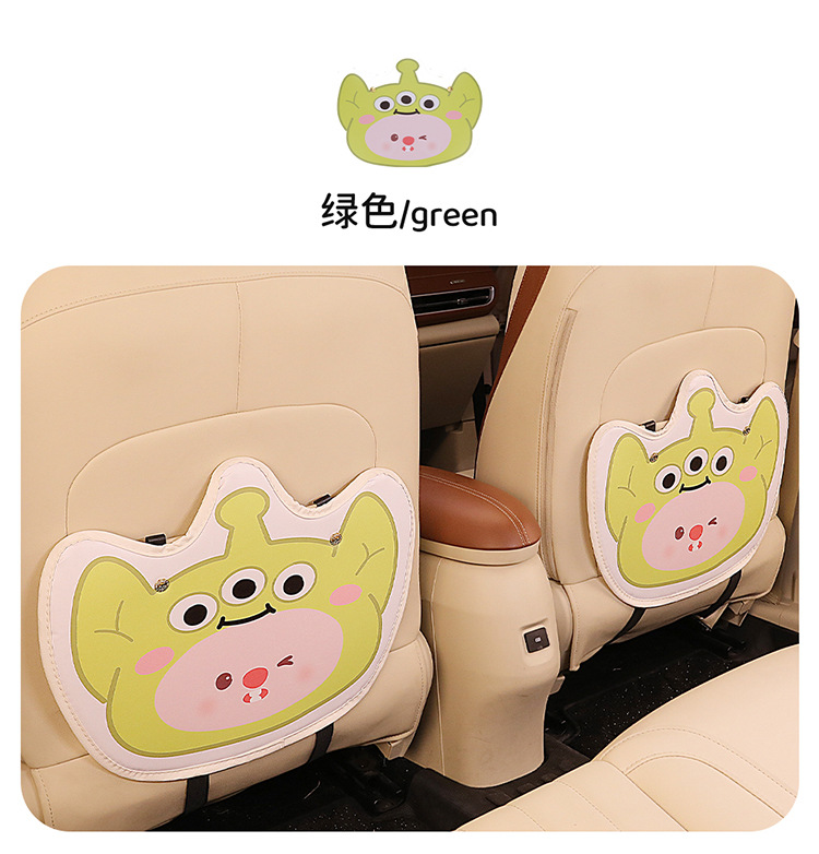 Cartoon cute variety of car seat back anti-kick pad dirt-resistant and easy to clean universal rear seat back anti-dirt protection