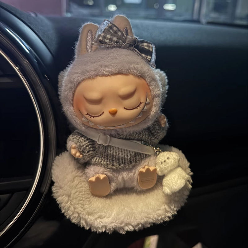 ブラインドボックス 17 センチメートル Labubu ベビー服第一世代と第二世代座っているパーティーぬいぐるみ子犬服スーツ祖国|undefined