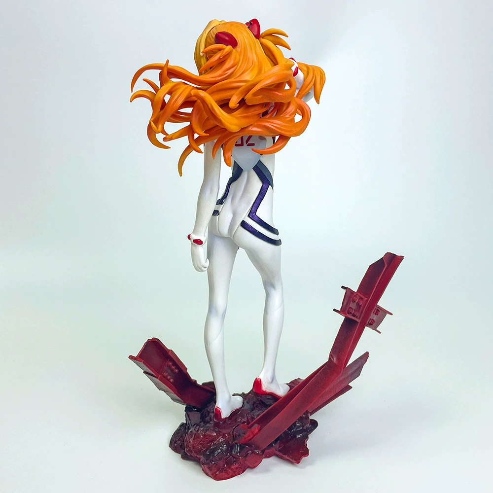 Neon Genesis Evangelion EVA Asuka Театральная версия Красивая девушка Rei Ayanami Фигурка Аниме Игра Орнамент Пакет