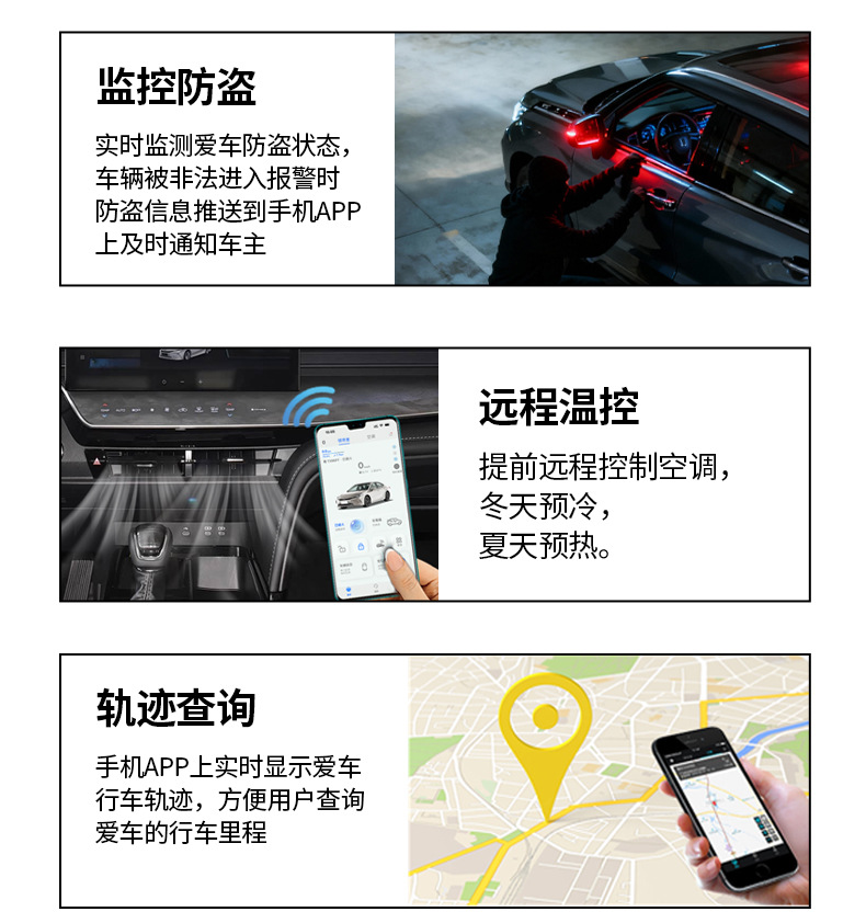 Compatible with Toyota Ralink, embedded-free mobile phone control, digital key for remote start, smart key for comfortable entry