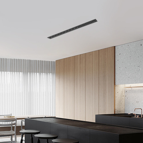 Embedded line light grille light living room long strip spotlight LED linear light home aisle high CRI