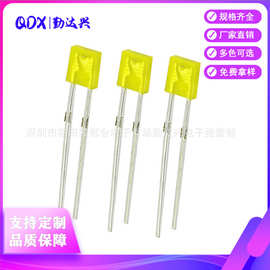 134/1*3*4mmLED直插式方形黄发黄 134方形黄灯高亮指示灯