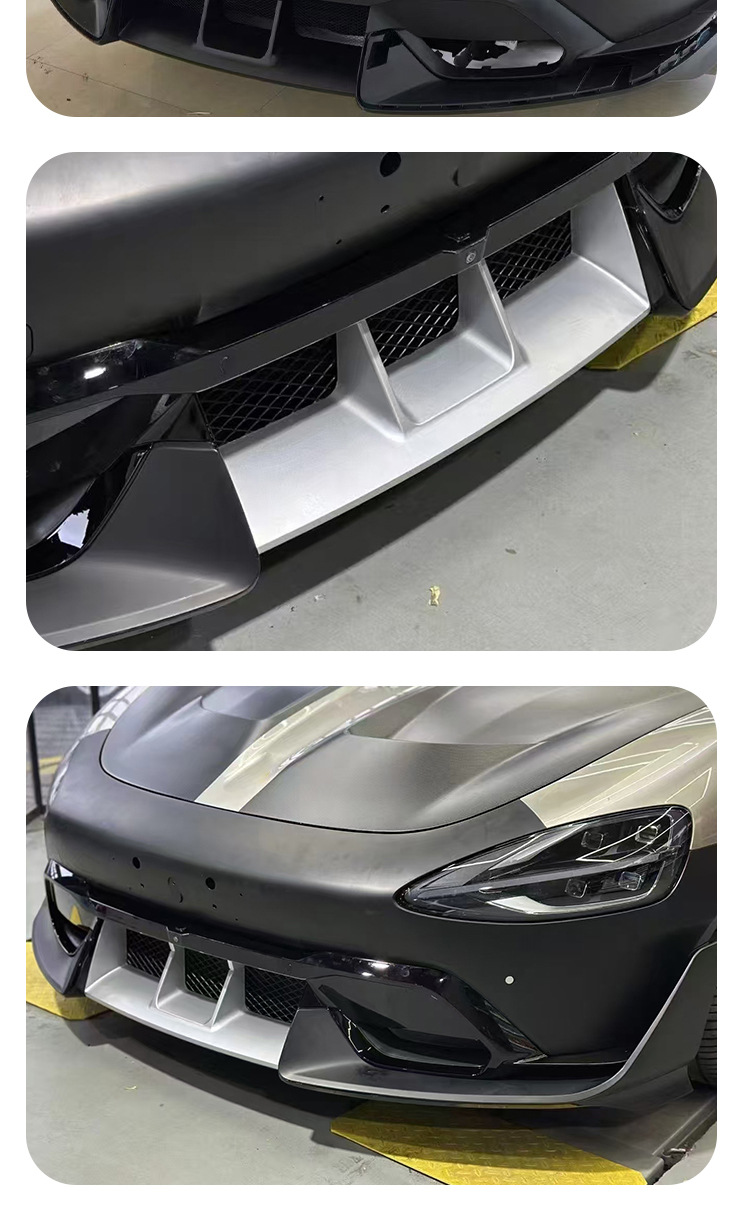 Suitable for Xiaomi Su7 Modified Ultra Front Bumper Large Surround Kit Mass Production Version Pp Injection Molded Front Bumper Front Lip Surround