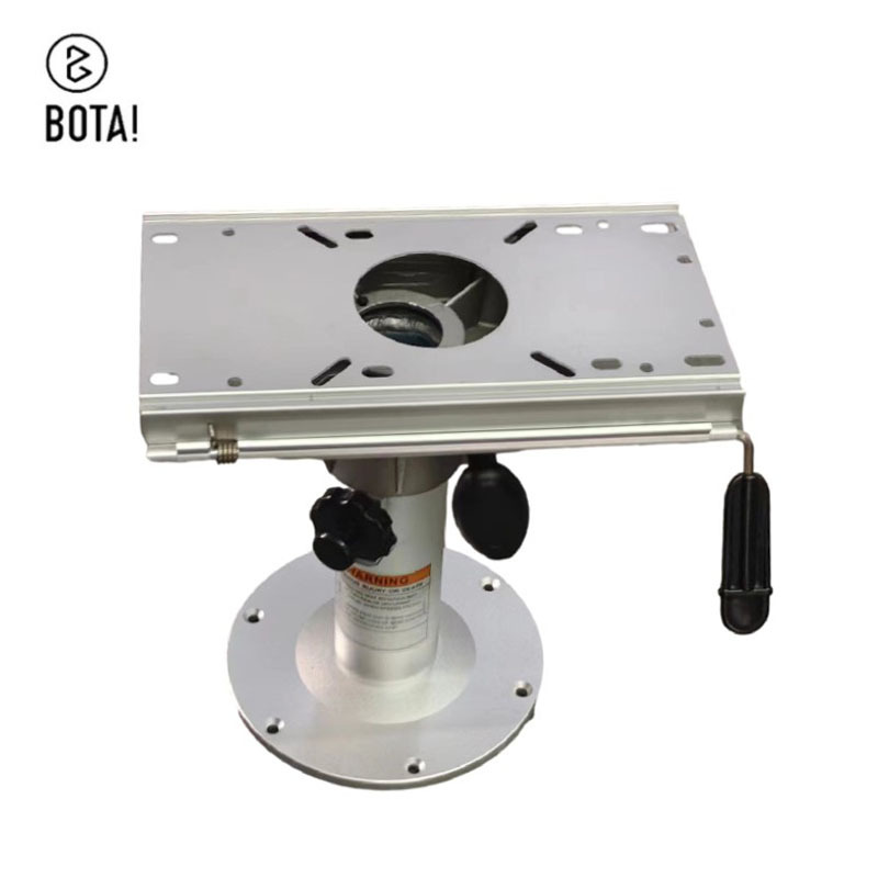 Yate lancha rápida de aleación Aluminio barco pesca asiento elevación base ajuste giratorio horizontal soporte móvil