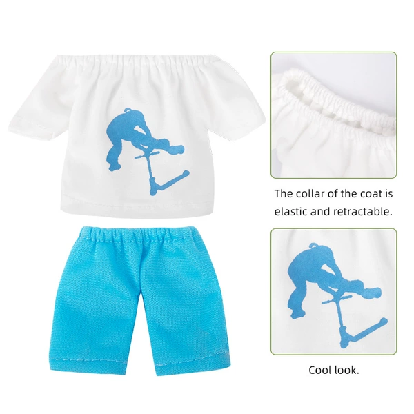 F01 finger clothing blue