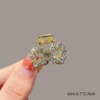 Q-9# Rhinestone hollow bow 2.5CM
