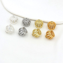 18K��ɫ��ʯ�U�ջʹڻ������Kñ����diy�ֹ�������Ʒ���