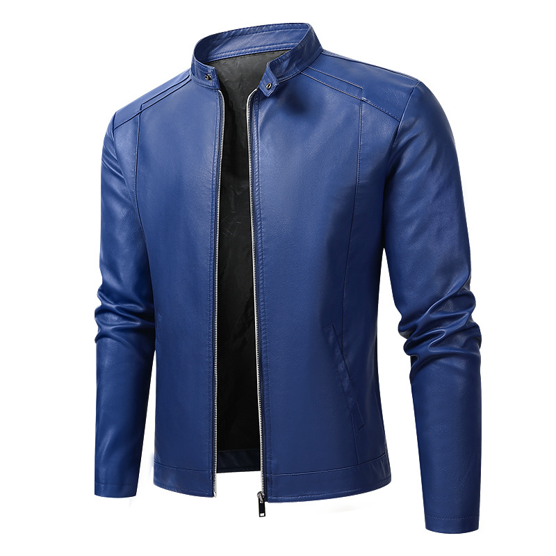 Herrenbekleidung Lederjacke Motorrad Freizeitjacke_voghion.com