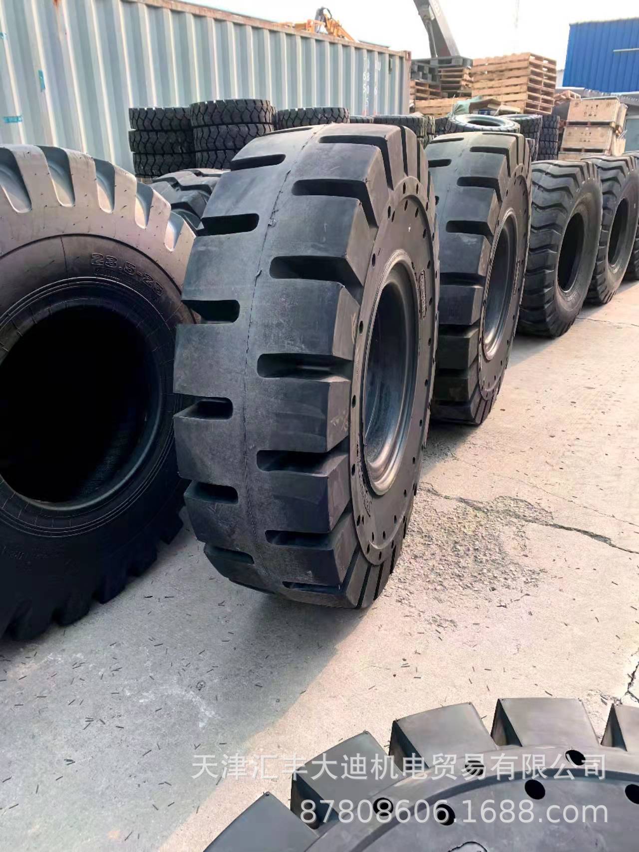 供应高品质1800-25港口无内充气轮胎1800-25矿山井下实心轮胎