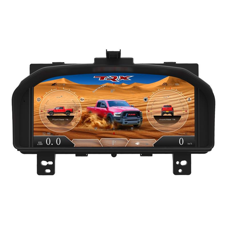 Dodge Ram Ram 1500/2500/3500 08-12 Models Dedicated Full Lcd Instrument Panel with Off-Road Incline Angle Display