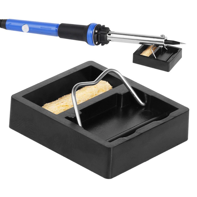 Маленькая квадратная стойка для паяльника Простая Стойка для паяльника электрическая паяльная стойка Портативная подставка многофункциональная стойка для паяльника держатель