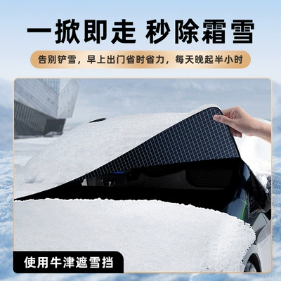 cover portable snap-in sunscreen, Car snow shield