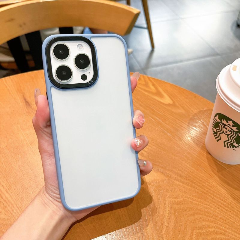 Apple 17用肌触りの良いスマホケース、つや消し半透明iPhone16指紋防止15ProMax保護ケースXr|undefined