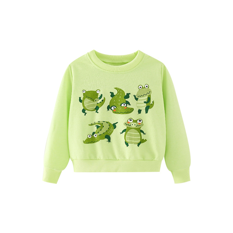 Langärmliges Cartoon-Sweatshirt für Kinder und Mädchen