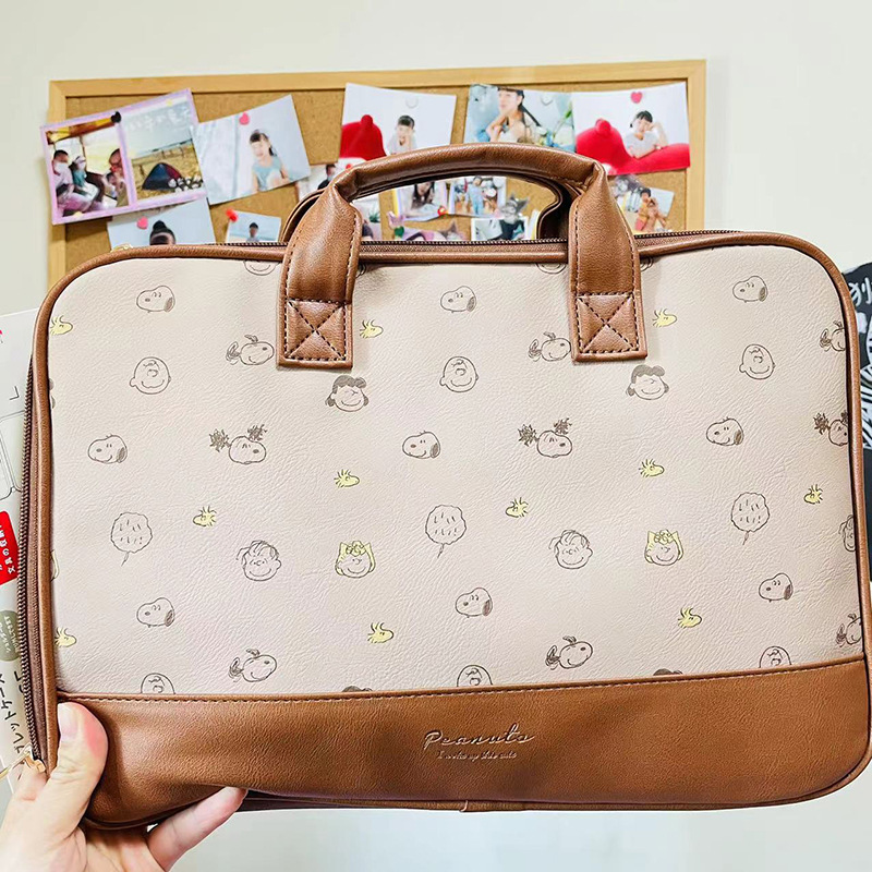 In-Stock New Model Shi Shi Bi Printed Tote Shoulder Laptop Bag Convertible Backpack 13inch Notebook Bag