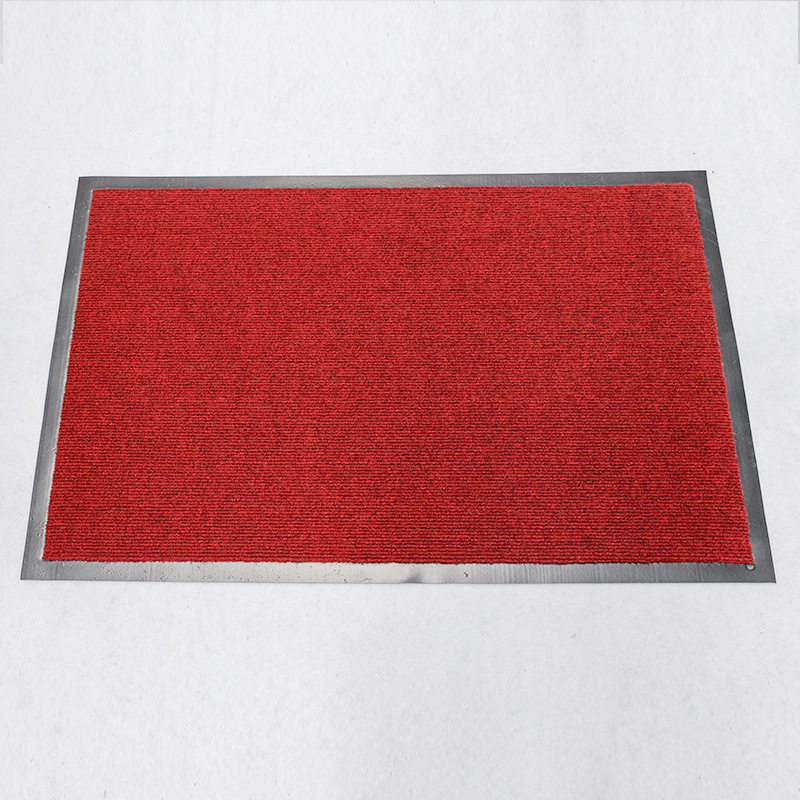 7.0 줄무늬 검정색과 빨간색 바닥 매트 미끄럼 방지 및 내마모성(PVC 시트)