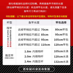 筏釣專用竿包多功能橋筏路亞竿包筏竿包水滴免拆線組輪筏杆包硬金