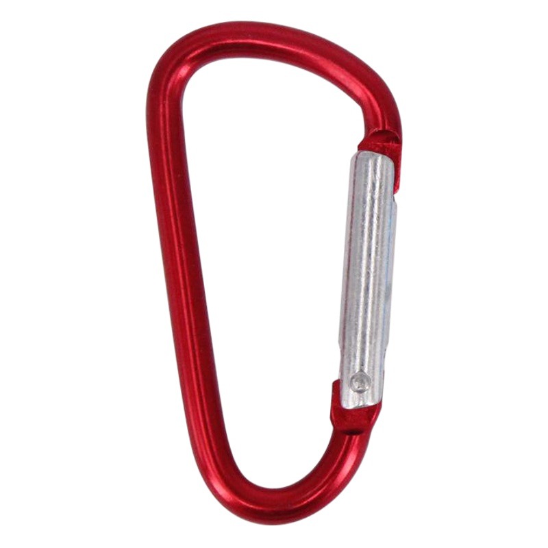 No. 6 D-type color black outdoor safety pendant aluminum alloy multifunctional mountaineering buckle buckle storage spot supply