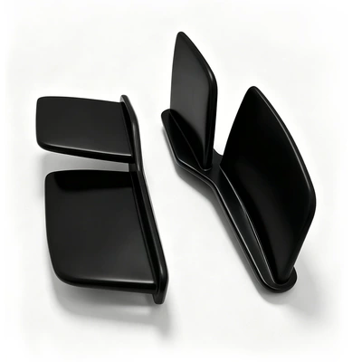 Suitable for BMW motorcycle BMW S1000RR M1000RR 2023-2025 modified rear spoiler (Motorcycle tail) - matte-black