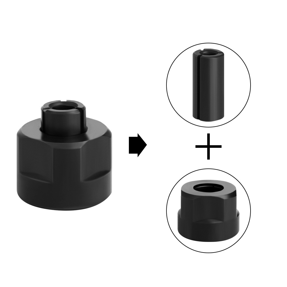 M15 tuerca Chuck accesorios integrados cabeza de conversión carpintería fresa accesorios chaqueta tuerca