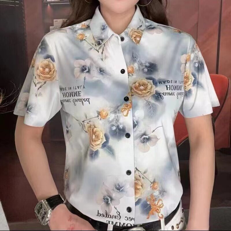 2025 New Summer Short-Sleeved Shirts for Men, Handsome Casual Versatile Tops, Personalized Shirts for Men, Sold Out