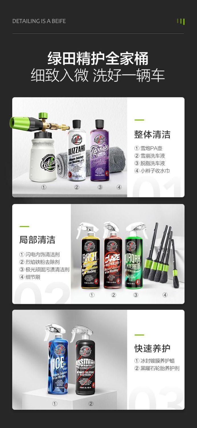 Greenfield Snow Leopard 1600W High-Power Brushless 220V High-Pressure Car Washing Machine Automatic Car Washing High-Pressure Water Gun