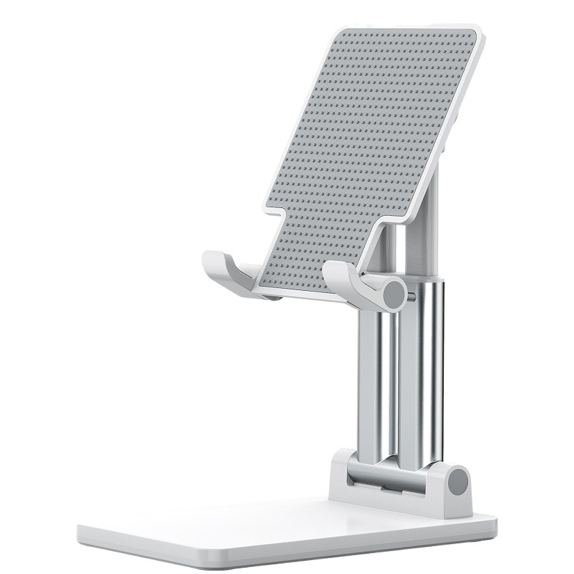 Soporte de teléfono de escritorio metálico multifunción, plegable y extensible, para transmisiones en vivo, clases online, al por mayor